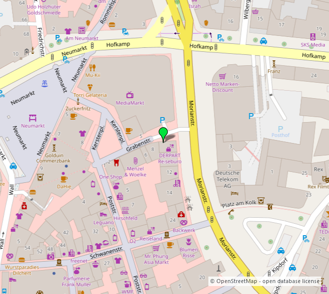 Umgebungskarte 1 B�rohaus Wuppertal
