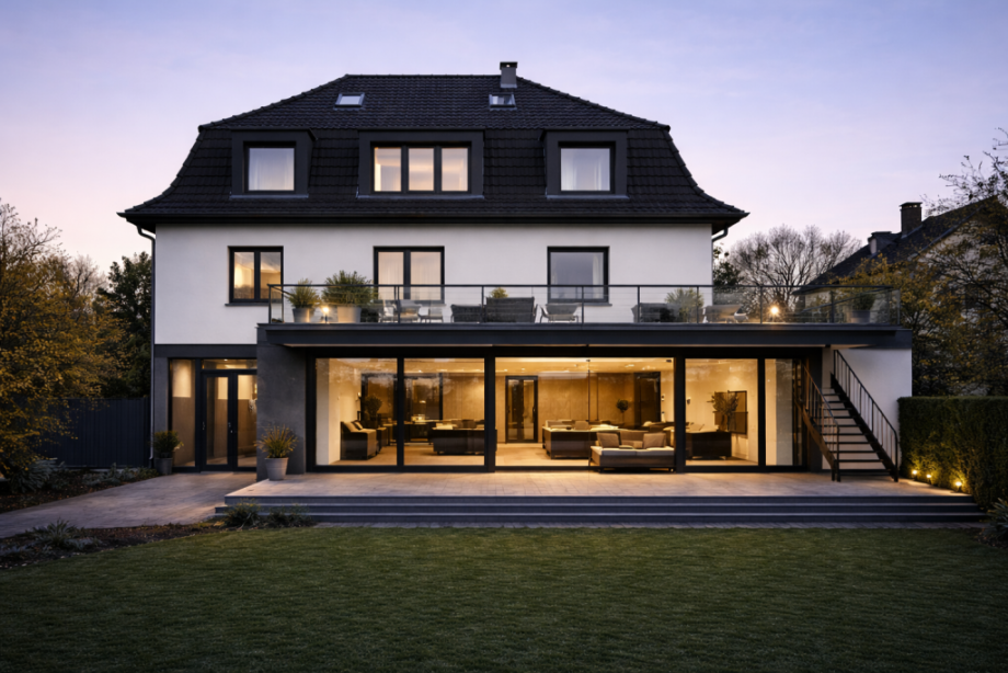 KI-generiertes Beispielfoto Mehrfamilienhaus Solingen