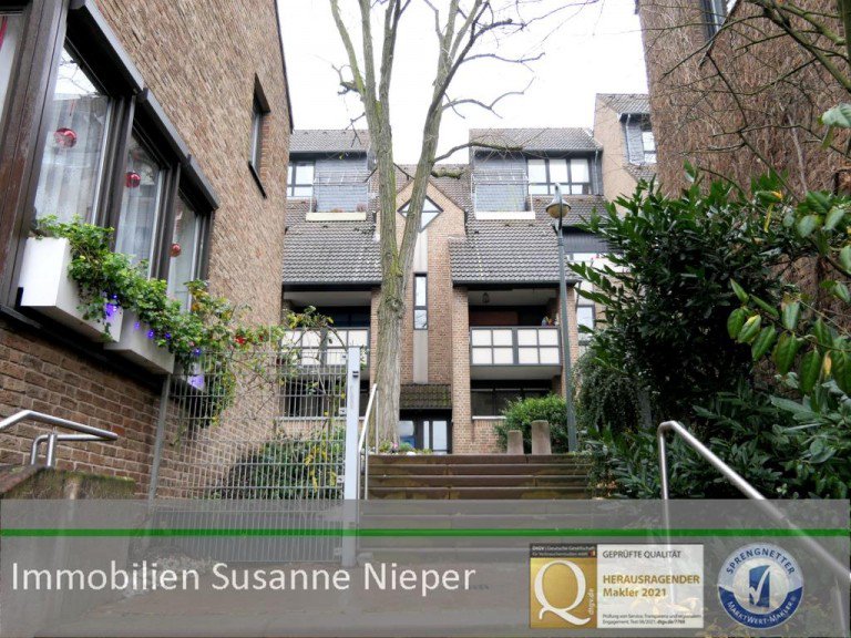 Au�enansicht D�sseldorf Wohnung Galeriedomizil mit Seeblick, Dachterrasse, Balkon und Tiefgarage in D�sseldorf