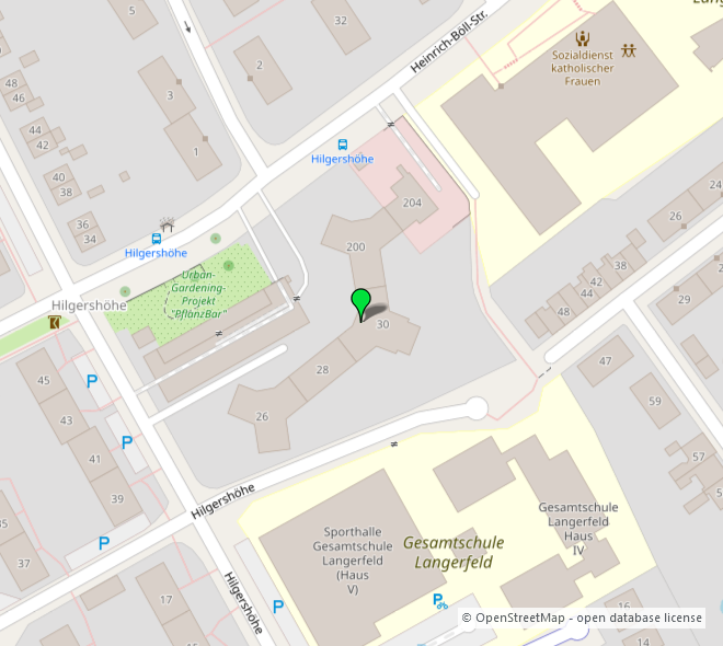 Umgebungskarte 1 Etagenwohnung Wuppertal