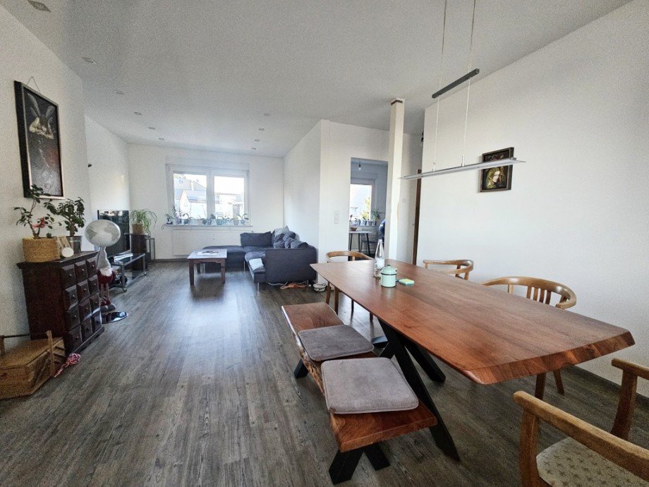 Wohn- und Essbereich Maisonettewohnung Solingen