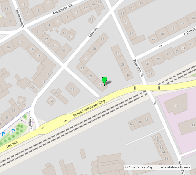 Umgebungskarte Etagenwohnung Hagen