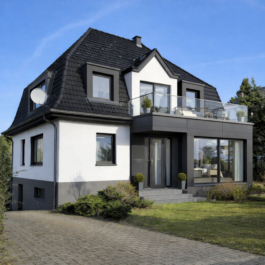 KI-generiertes Beispielfoto Mehrfamilienhaus Solingen