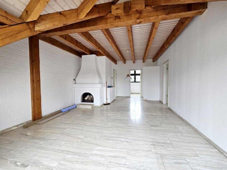 Wohnzimmer Dachgeschosswohnung Solingen
