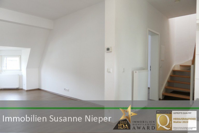 offener Wohnraum Solingen Maisonettewohnung 98 m� Wohnfl�che auf 2 Etagen mit Einbauk�che in der Innenstadt