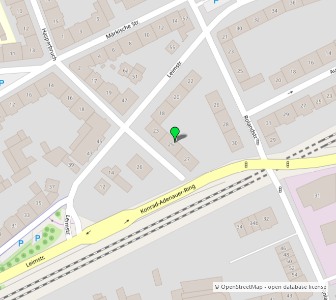 Umgebungskarte 1 Etagenwohnung Hagen