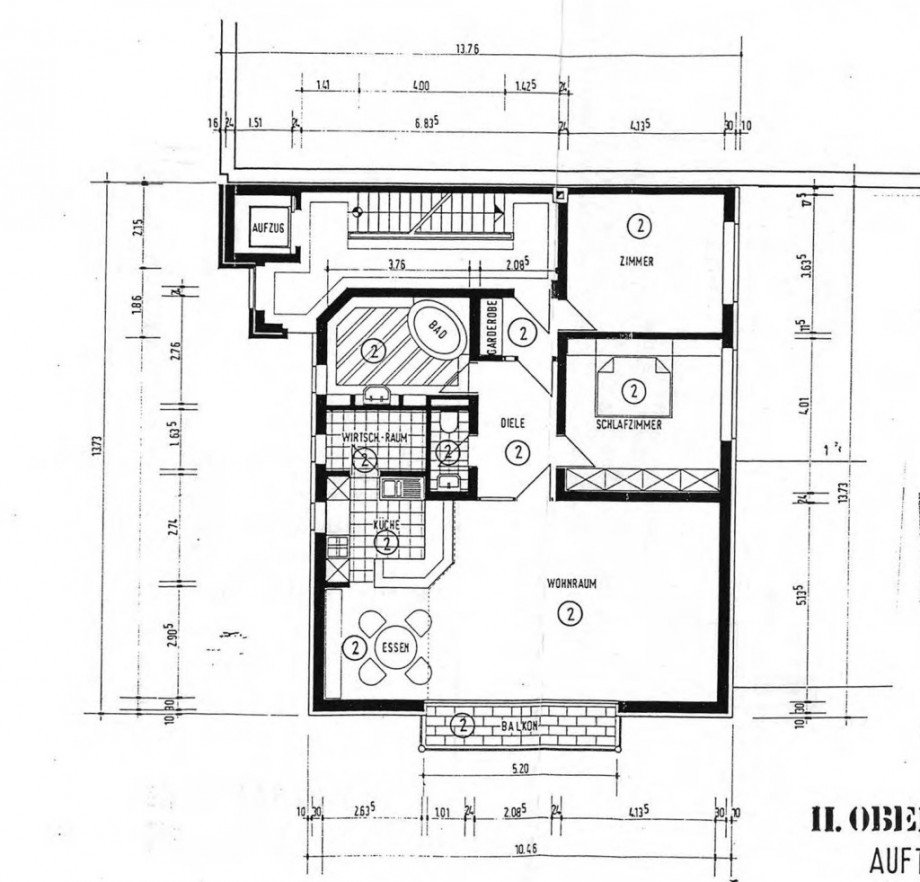 Grundriss Etagenwohnung Solingen