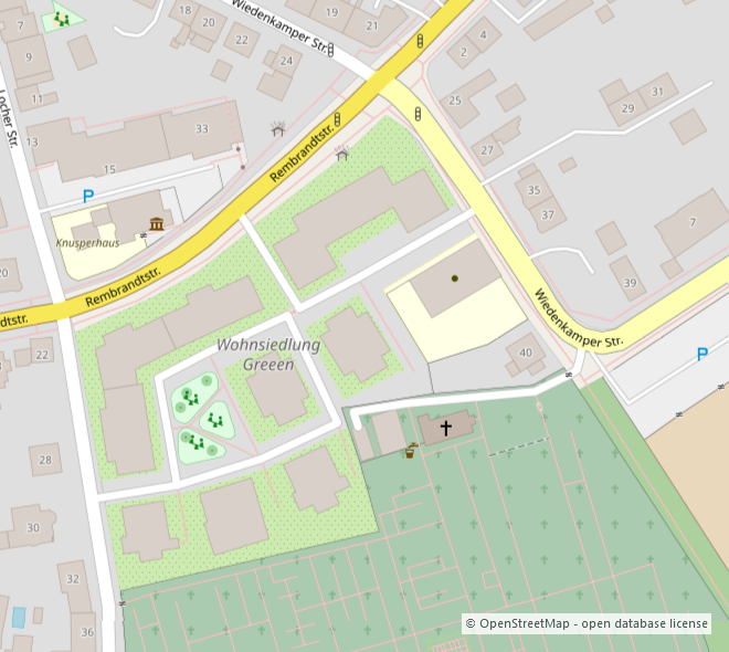 Umgebungskarte Etagenwohnung Solingen