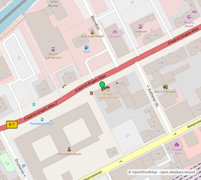 Umgebungskarte 1 Etagenwohnung Wuppertal