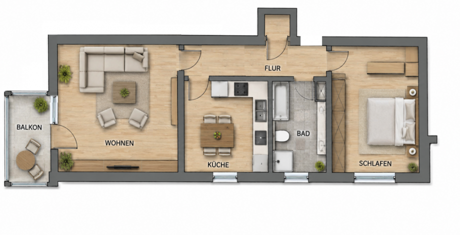 Grundriss Etagenwohnung Remscheid