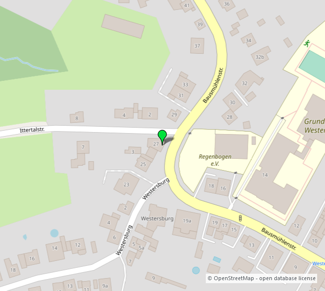 Umgebungskarte 1 Etagenwohnung Solingen