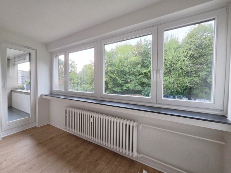 Fensterfront Wohnzimmer Etagenwohnung Wuppertal
