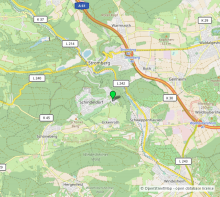 Umgebungskarte 2 Wohnen wie im Urlaub. Bezauberndes Baugrundst�ck im Wohnpark Schindeldorf