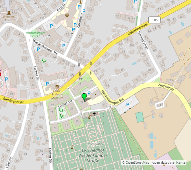 Umgebungskarte 2 Etagenwohnung Solingen