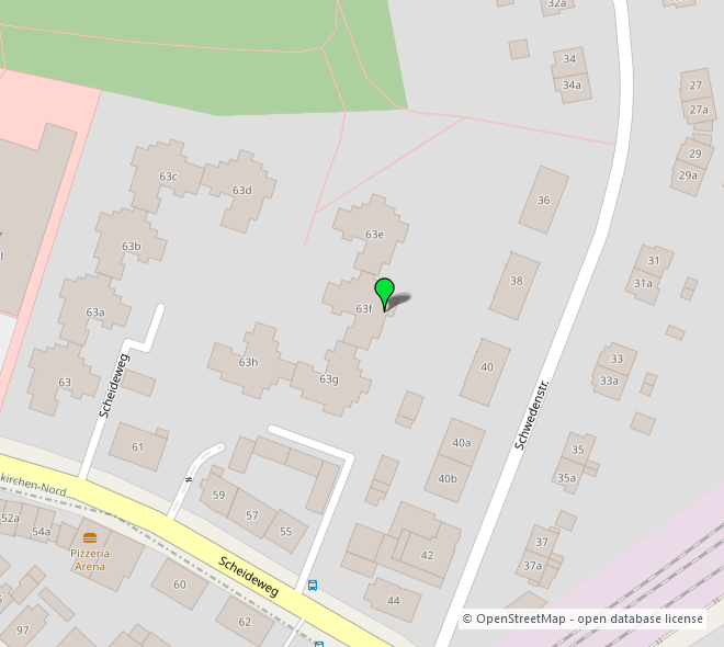 Umgebungskarte 1 Souterrainwohnung Gelsenkirchen