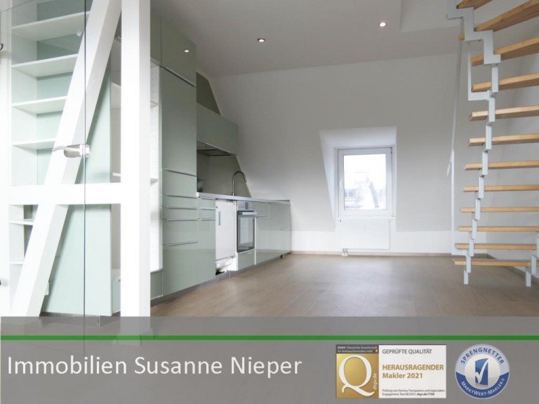 Wohnraum Solingen Maisonettewohnung Mit Stil und Charme - Maisonettewohnung mit Dachterrasse und Einbauk�che