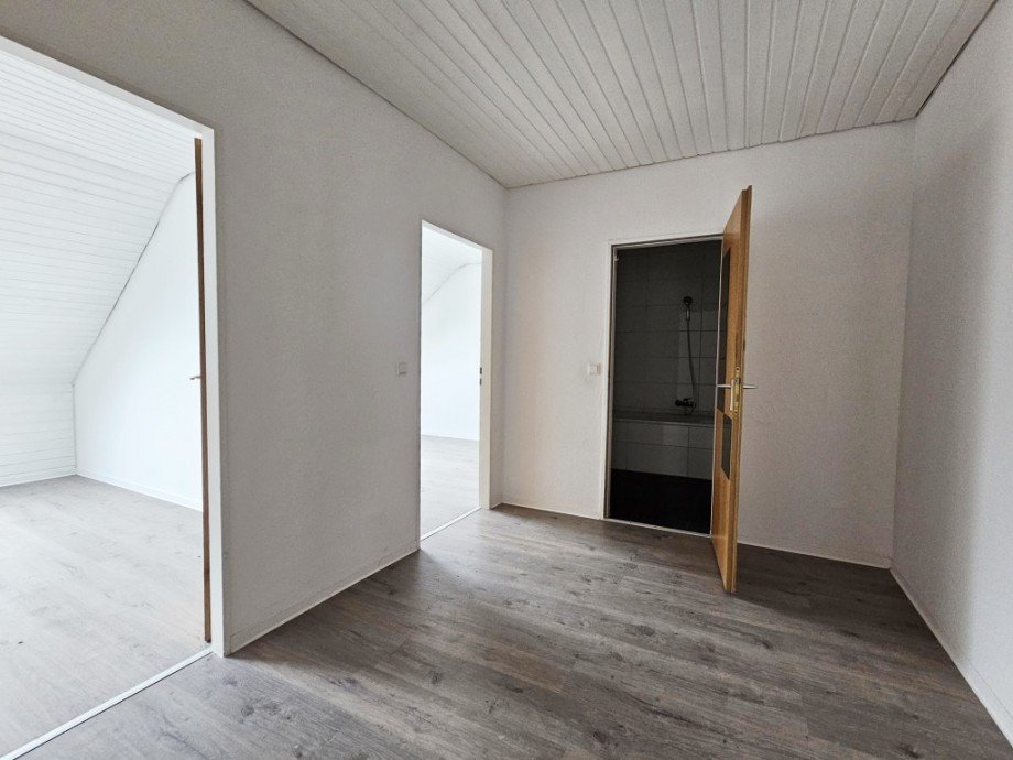 Diele Schlafr�ume Dachgeschosswohnung Wuppertal