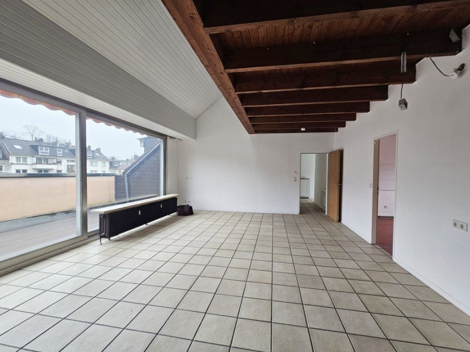 Wohnzimmer Dachgeschosswohnung Wuppertal
